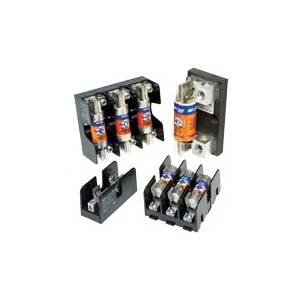 600 VAC/VDC, 30 A, Mersen S.A. 60303J Fuse Block, 3-Pole, Class J