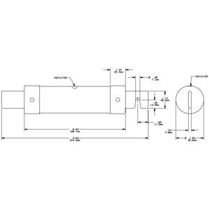 600 VAC/VDC 175 A, Class RK1, Mersen S.A. A6D175R Amp-Trap 2000®, SmartSpot® UL Power Fuse, Time Delay, Blade Terminal