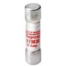 600 VAC/VDC, 1 A, Mersen S.A. ATM1 Amp-Trap® Midget Fuse, Ferrule Terminal, Fast Acting