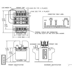 Micron B075-2001-8 Encapsulated Control Transformer