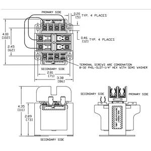 Micron B100BTZ13RB Encapsulated Control Transformer