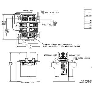 Micron B150BTZ13RBF Encapsulated Control Transformer