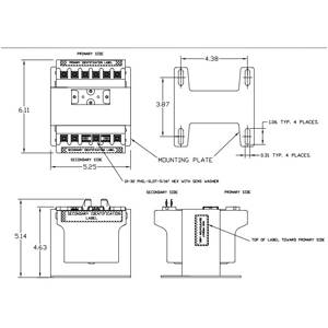 Micron B500BTZ13JKF Encapsulated Control Transformer