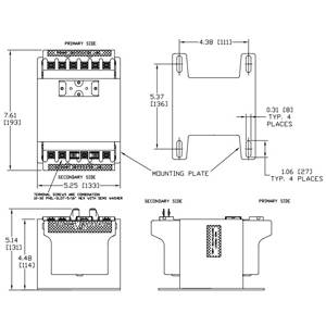 Micron B750BTZ13JKF Encapsulated Control Transformer