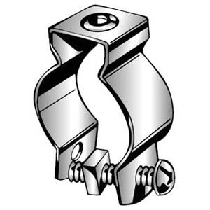 EATON Crouse-Hinds 1B Cable and Conduit Hanger With Bolt, 3/4 in, For Use With Rigid/EMT/IMC Conduit, Steel