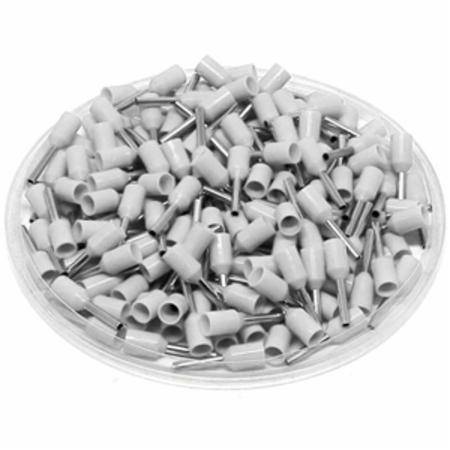 22 AWG, Miromar LLC AD05012 Terminal Block Wire Ferrule, White
