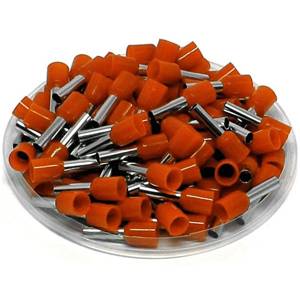 12 AWG, Miromar LLC AT40018 Terminal Block Wire Ferrule, Orange