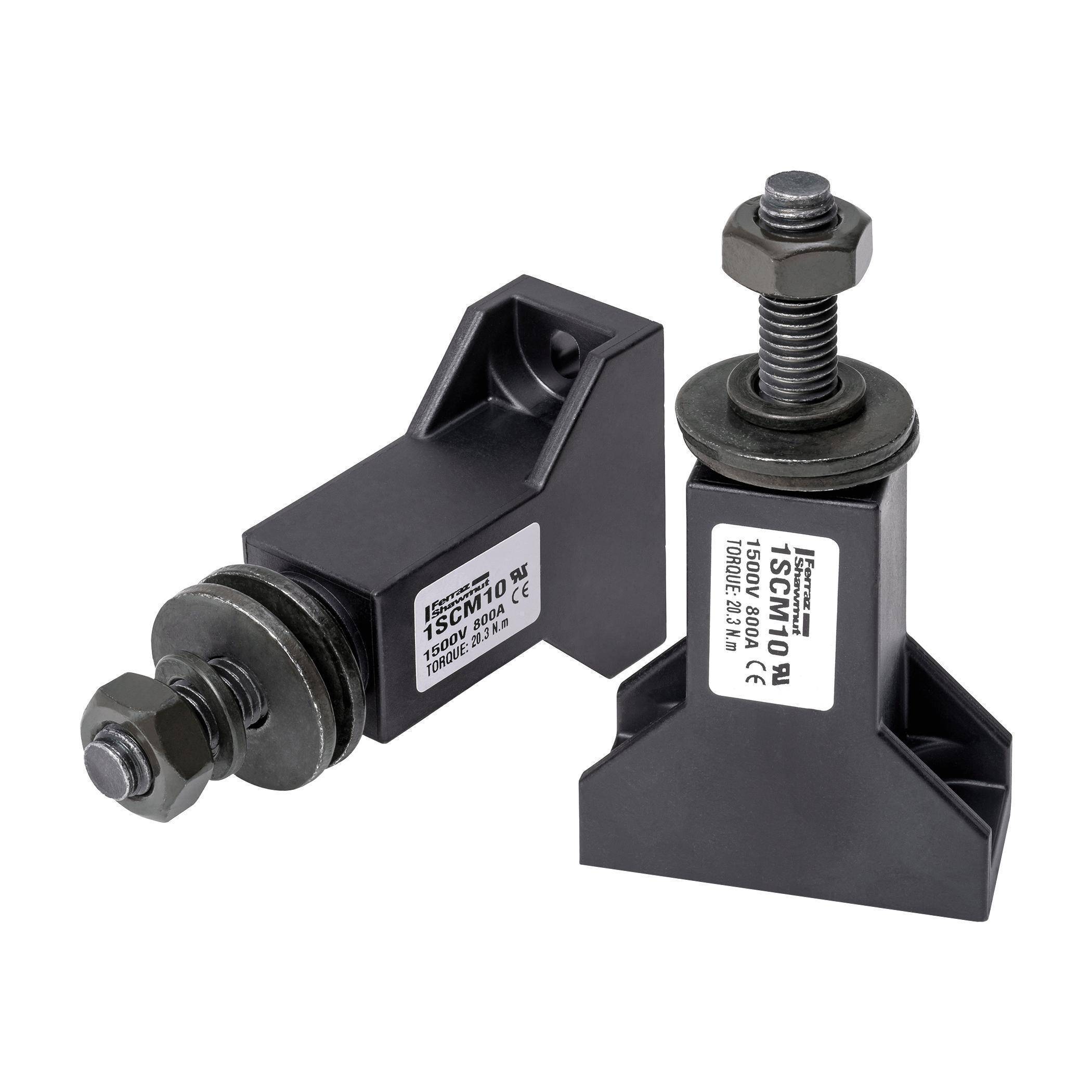 Mersen 1SCM10 Modular Semiconductor Fuse Block, 1000 VAC/VDC, 800 A, 1 Pole