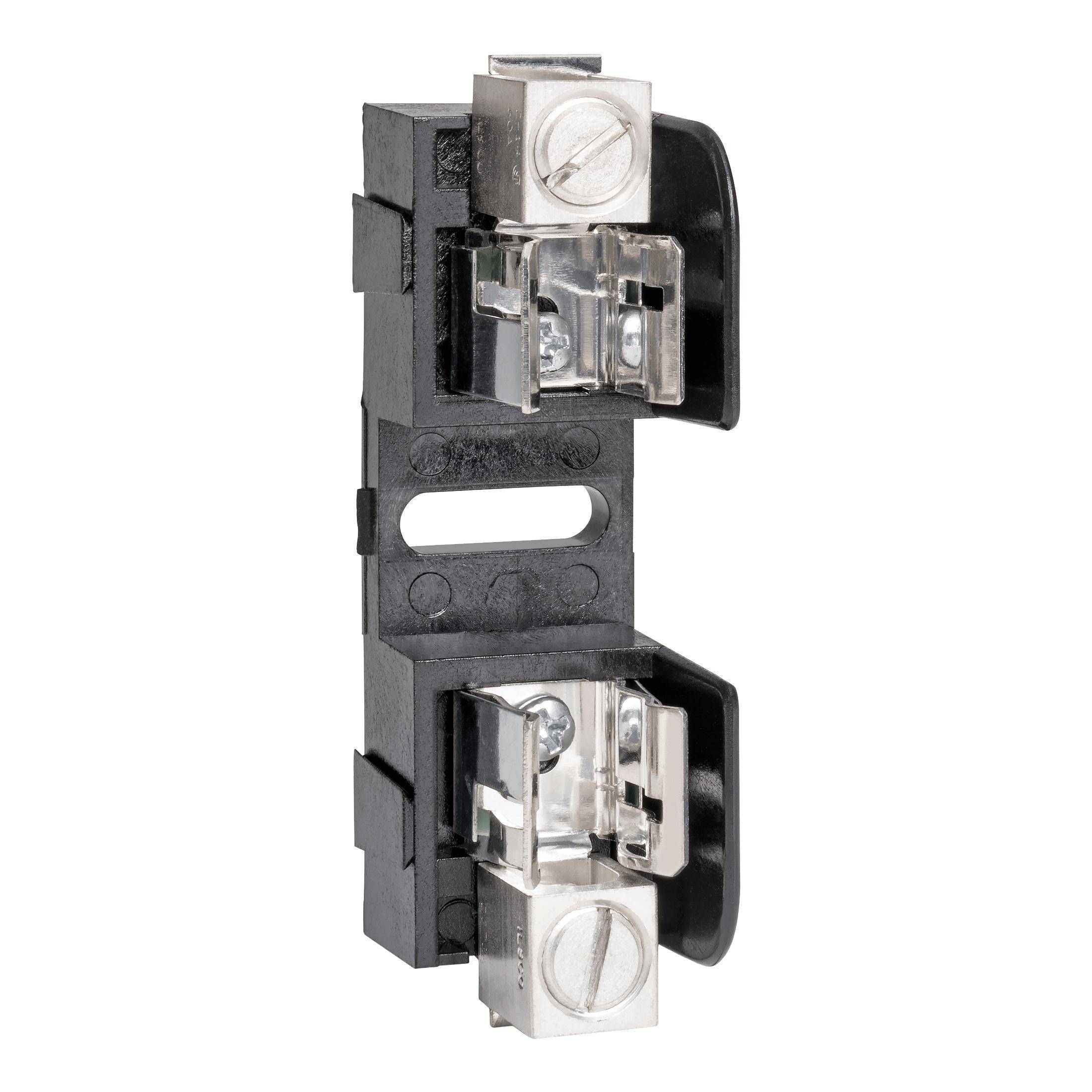 Mersen 20320 Adder Pole Open Style Fuse Block, 250 VAC/VDC, 30 A, Class: H/K, 14 to 10 AWG Wire