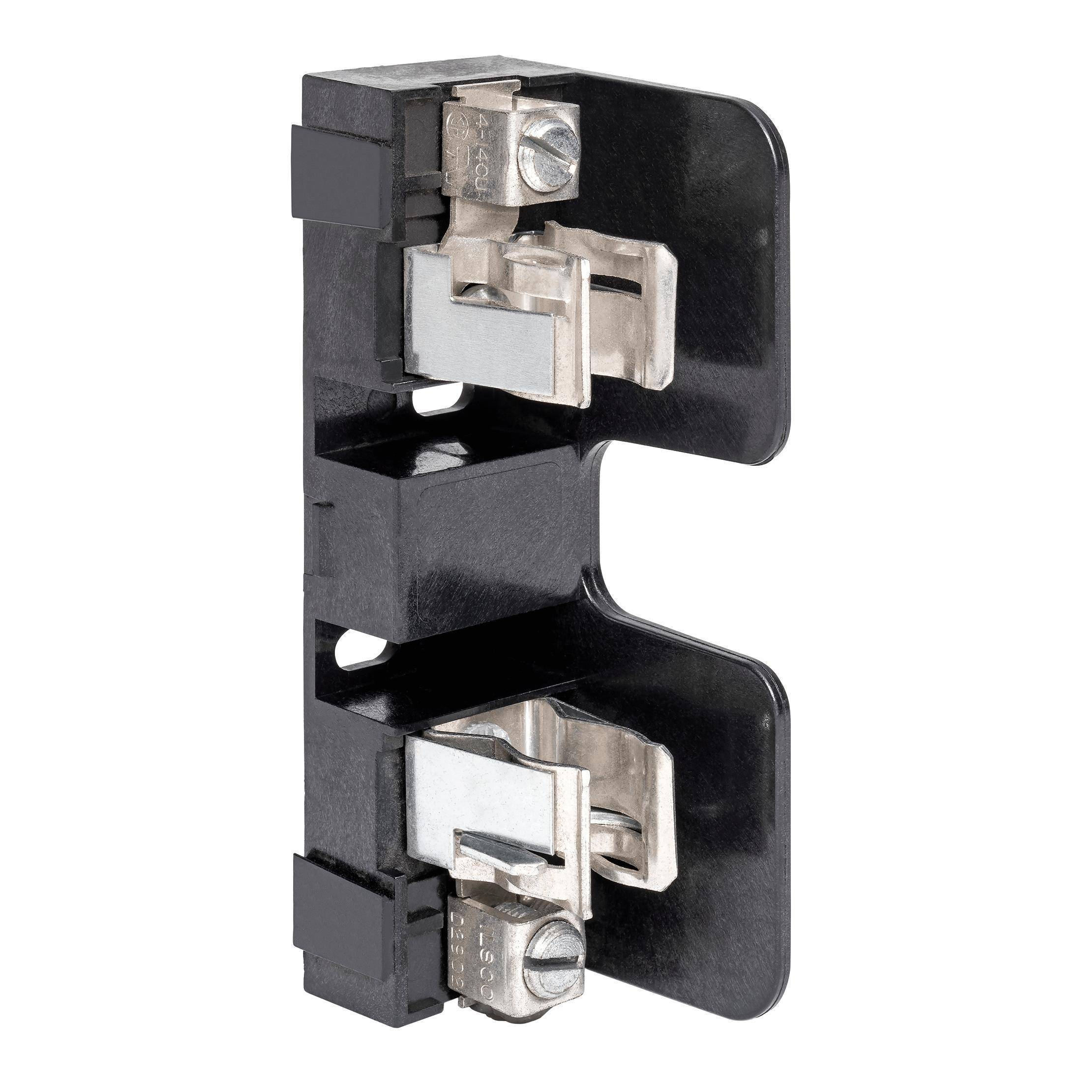 Mersen 20655R Adder Pole Open Style Fuse Block, 250 VAC/VDC, 60 A, Class R, 14 to 4 AWG Wire