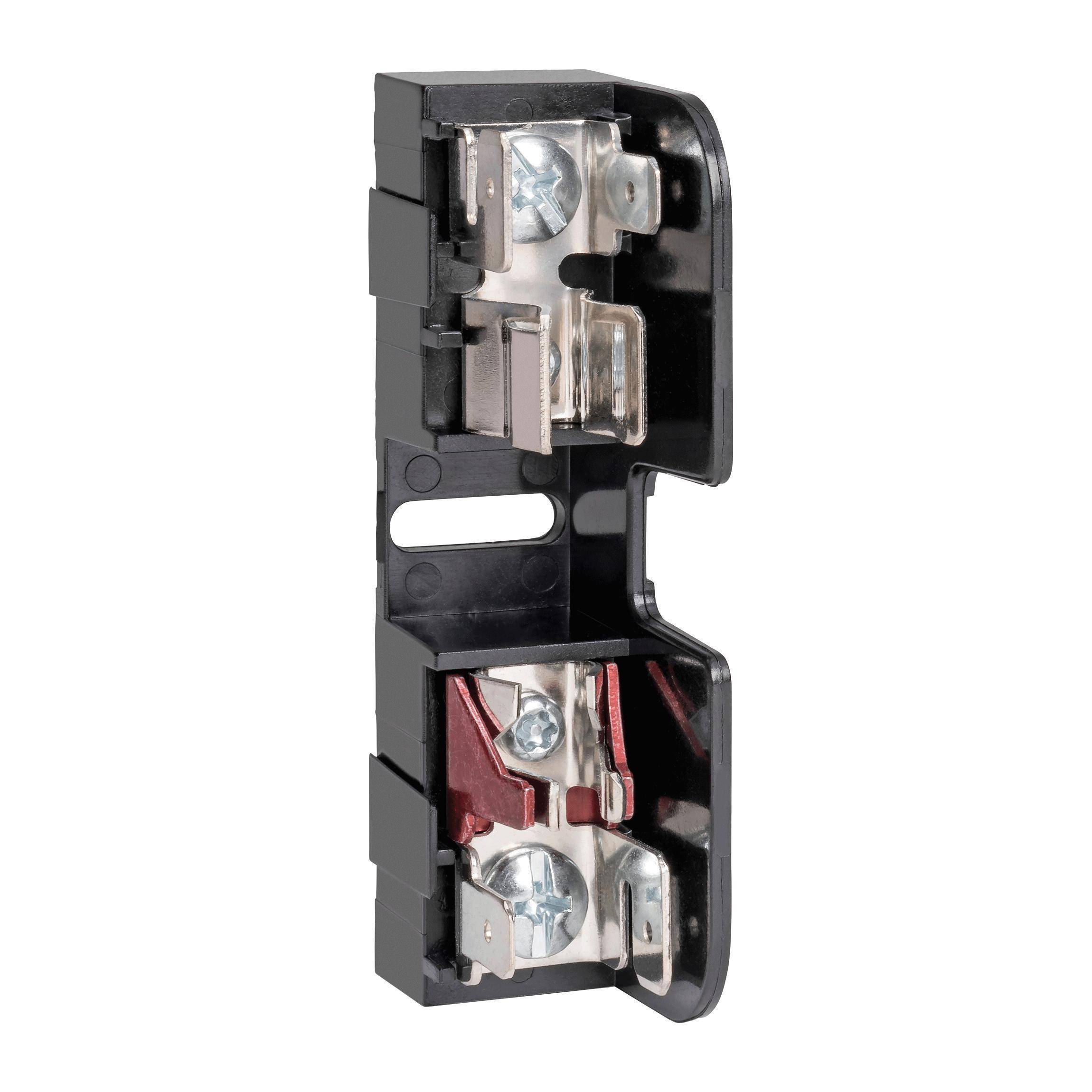 Mersen 30320R Open Style Fuse Block, 600 VAC/VDC, 30 A, 14 to 10 AWG Wire