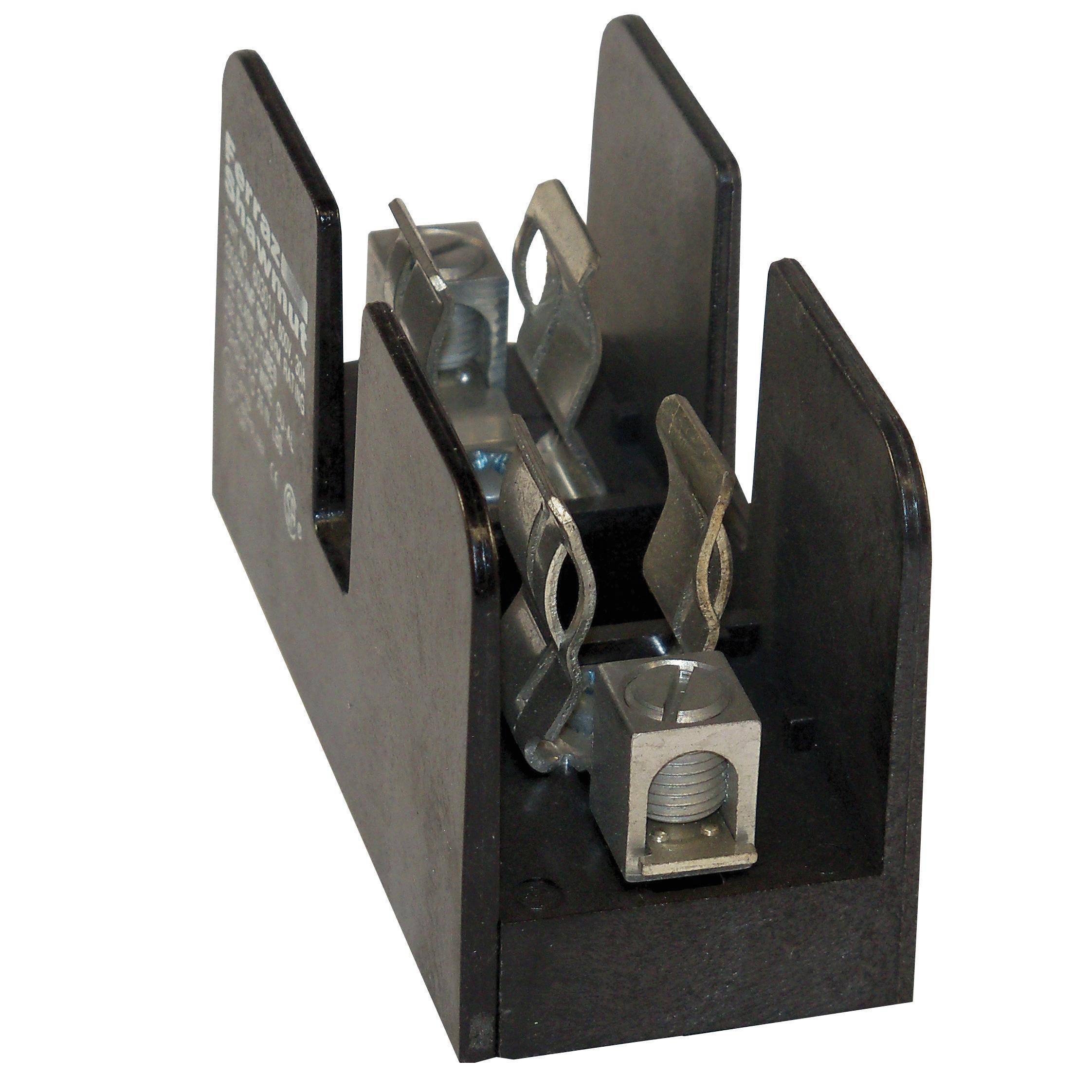 Mersen 60301J Open Style Fuse Block, 600 VAC/VDC, 30 A, Class J, 14 to 2 AWG Wire, 1 Pole