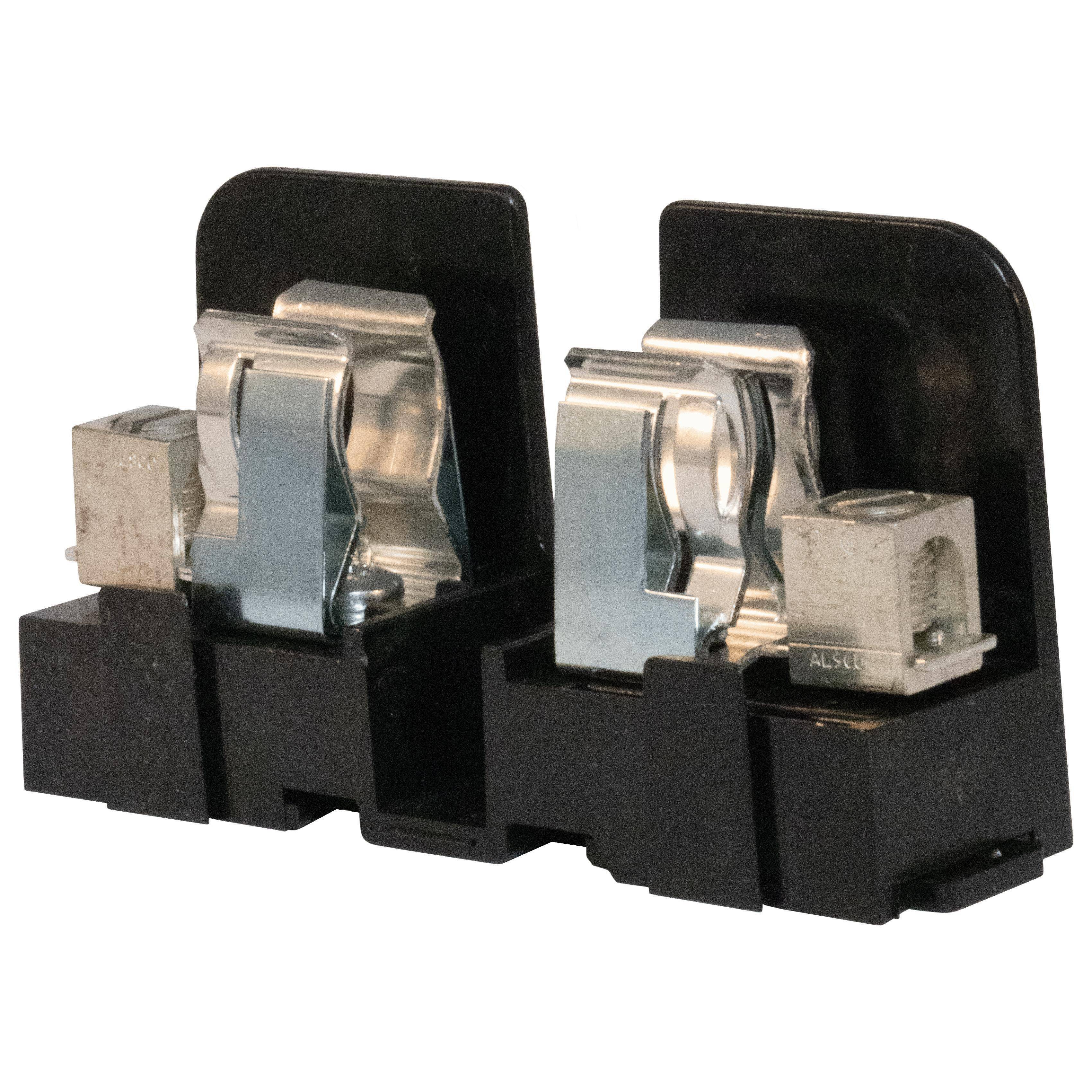 Mersen 60305SJ Adder Pole Open Style Fuse Block, 600 VAC/VDC, 30 A, Class: J, 14 to 2 AWG Wire
