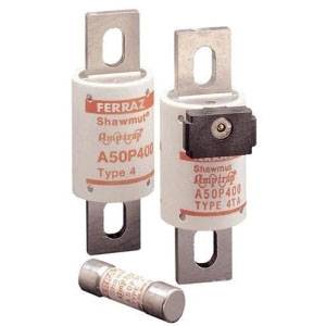 500 VAC/450 VDC, 50 A, Mersen EP A50P50-4 Amp-Trap® Foam 1 Semiconductor Protection Fuse