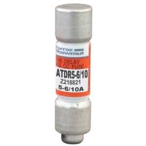 600 VAC/300 VDC, 5-6/10 A, Mersen EP ATDR5-6/10 Amp-Trap® Midget Fuse, Ferrule Terminal, Time Delay