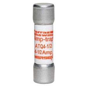 500 VAC, 4-1/2 A, Mersen EP ATQ4-1/2 Amp-Trap® Midget Fuse, Ferrule Terminal, Time Delay