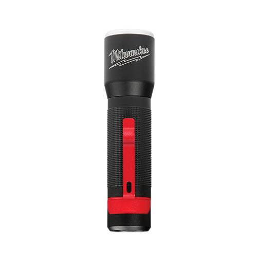 Milwaukee® 2107 Cordless Focusing Flashlight, LED Bulb, Aluminum Housing, 325 Lumens