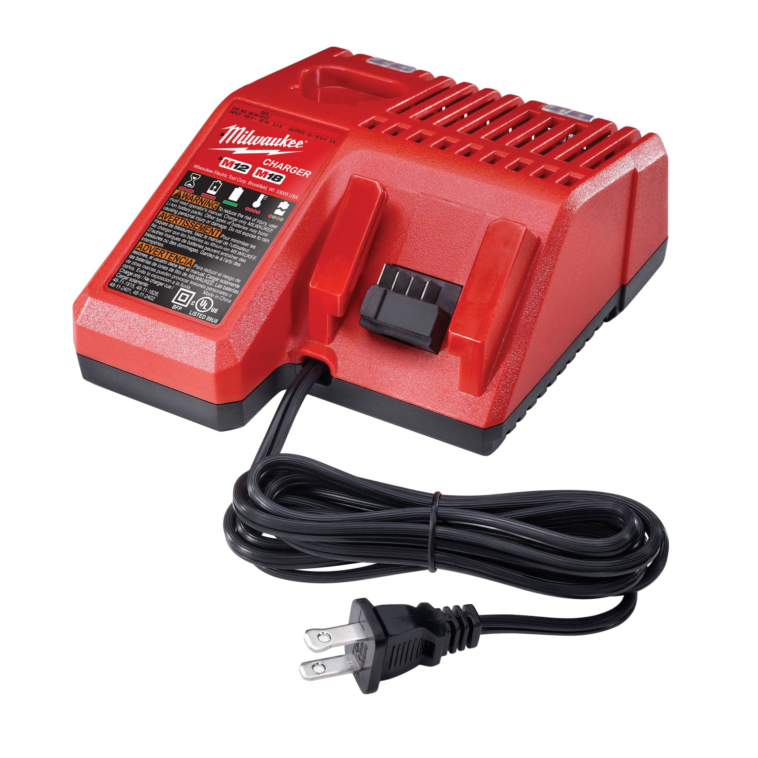Milwaukee® 48-59-1850P Starter Kit, 5 Ah Lithium-Ion Battery, 120 V Charge, For Use With Milwaukee® M18™ Products