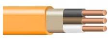 Cut to Order - 10 AWG Solid PVC Insulation Nylon Jacket Non-Metallic Sheathed Branch Circuit Cable- Non-Returnable