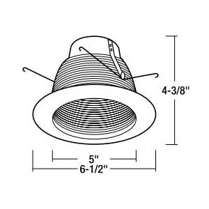 Nora Lighting NTM-513W Recessed Lighting Fixture Trim