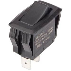 125/250 VAC, 15 A, NSi Industries LLC 77140RQ Rocker Switch