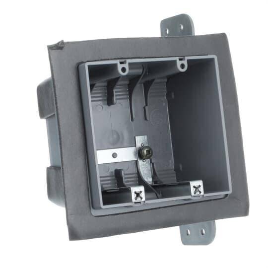 NuTek® 2-FWSW Non-Metallic Airtight Device Box, 33 cu-in Capacity, 2 Gangs, 4 in W x 2-3/4 in D x 3-3/4 in H