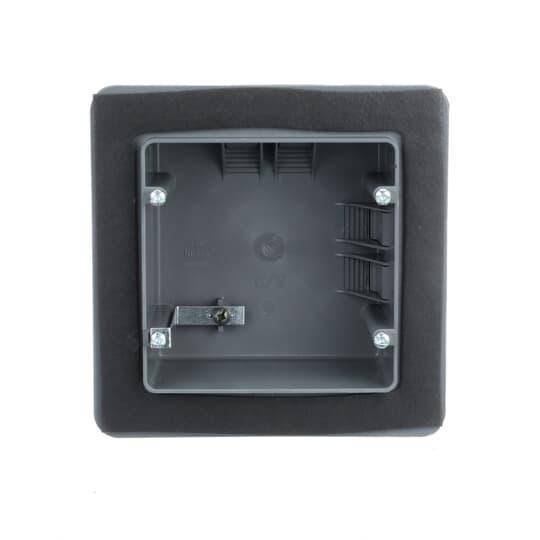 NuTek® FWRD Non-Metallic Airtight Range and Dryer Box, Plastic, 61 cu-in Capacity, 4 Outlets, 4 Knockouts, 3 in D