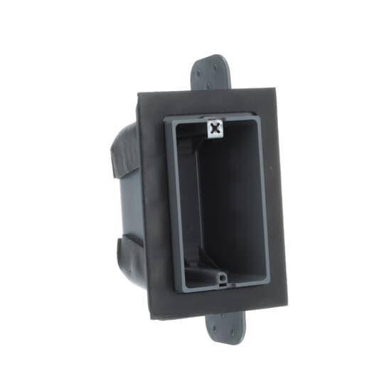 NuTek® F-WSW Non-Metallic Airtight Device Box, 18 cu-in Capacity, 1 Gangs, 4 Outlets, 3-3/4 in L x 2-1/4 in W x 2-3/4 in D