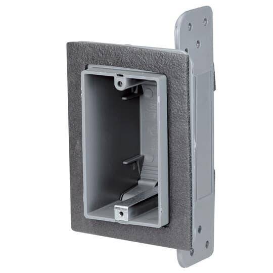NuTek® F-WSW Non-Metallic Airtight Device Box, 18 cu-in Capacity, 1 Gangs, 4 Outlets, 3-3/4 in L x 2-1/4 in W x 2-3/4 in D