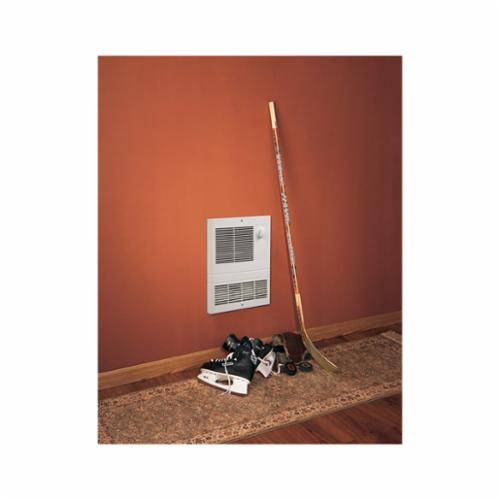Broan® 9815WH Fan Forced High-Capacity Heater, 1.5 kW, 240 VAC
