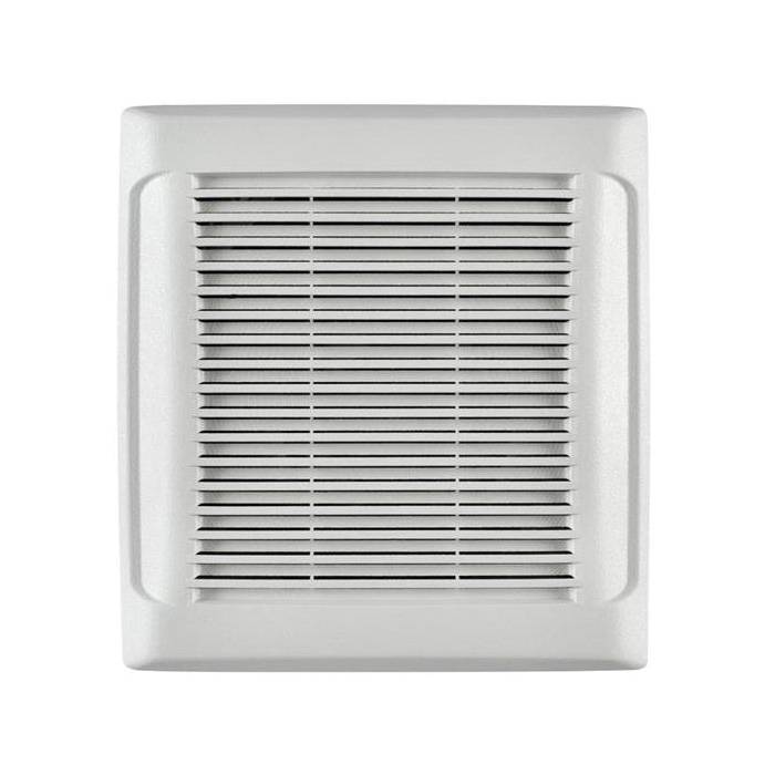 NuTone® AEN80B InVent™ Single Speed Bath and Ventilation Fan, 80 cfm, 4 in Dia Duct, 26.9 W, 120 VAC, 0.3 A, 1.5 sones, Domestic