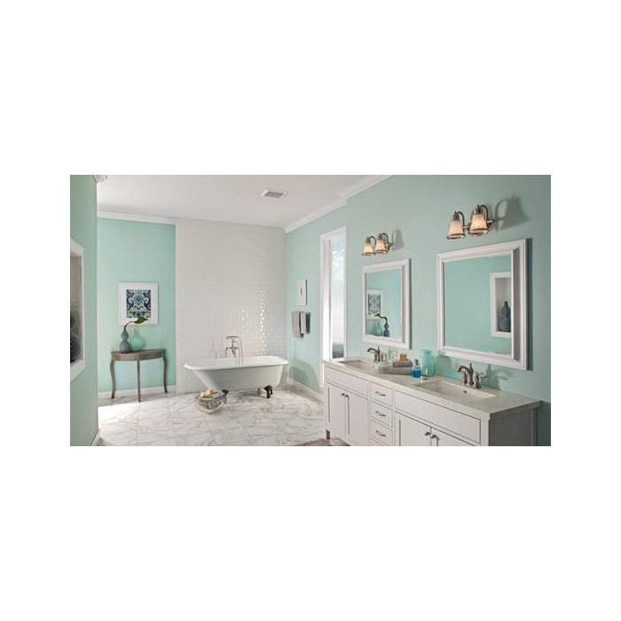 NuTone® AEN80B InVent™ Single Speed Bath and Ventilation Fan, 80 cfm, 4 in Dia Duct, 26.9 W, 120 VAC, 0.3 A, 1.5 sones, Domestic