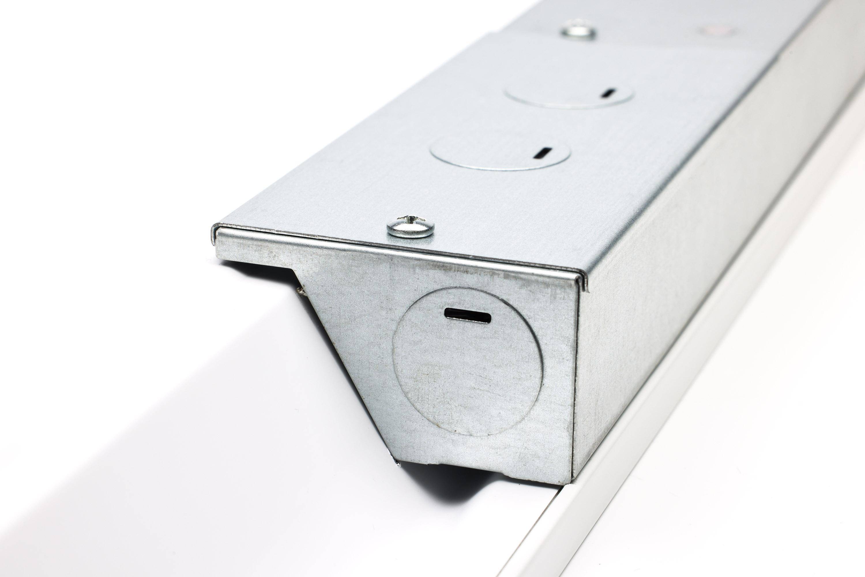 NUVO® by SATCO 65/572R1 Utility Backlit Flat Panel, LED Lamp, 30, 40, 50 W Fixture, 120 to 277 VAC, Aluminum/Steel Housing