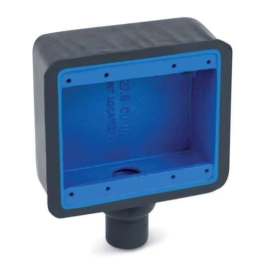 Ocal® FD22-B Dead End Deep Device Box With Conduit, Iron Alloy, 2 Gangs
