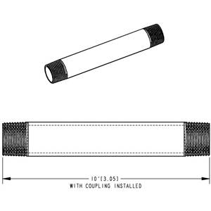 1-1/4" x 9' 11" Thomas & Betts Corporation COND1-1/4-G Ocal-Blue® Rigid Conduit