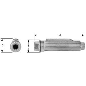 2" Thomas & Betts Corporation XJG64-G Rigid Conduit Expansion Coupling