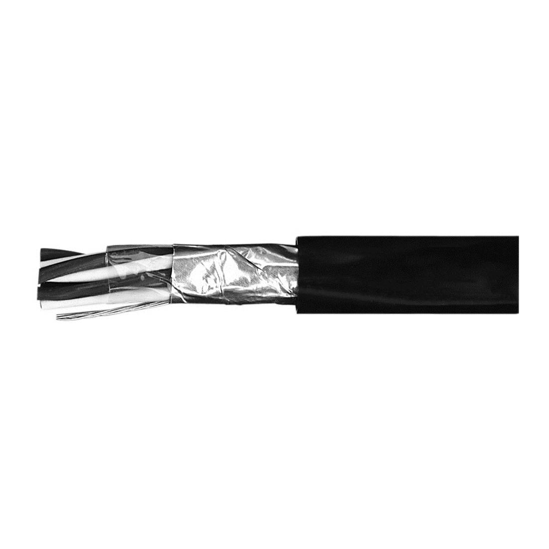 Omni Cable VNTC® L21802 Type TC Shielded Instrumentation Cable, 600 VAC, (2 Pairs) 18 AWG Annealed Bare Copper Conductor