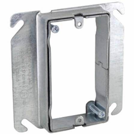 Orbit Industries 4AR1G-58 1-Gang Adjustable Mud Ring, Steel