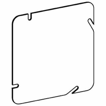 Orbit Industries 5BC Square Box Cover, 4-11/16 in W, 16 ga sheet steel