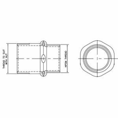 1" Orbit Industries OF7603 EMT Conduit Connector