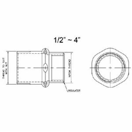 1/2" Orbit Industries OF7601-S EMT Conduit Connector
