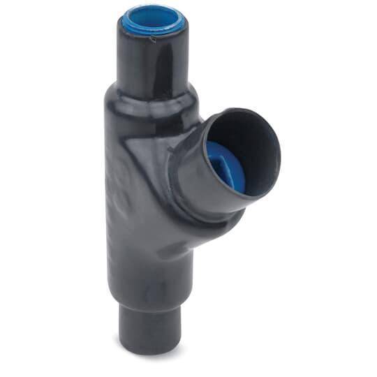 Ocal® EYS012-G Double Coat Male/Female Hub Conduit Sealing Fitting, 5 in, For Use With Conduit System, Iron, PVC Coated