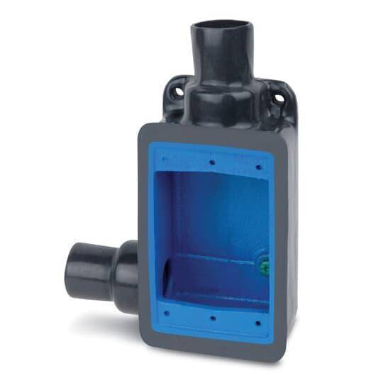 Ocal® FDL1-G Deep Hub Left Device Box With Conduit, Iron Alloy, 1 Gangs