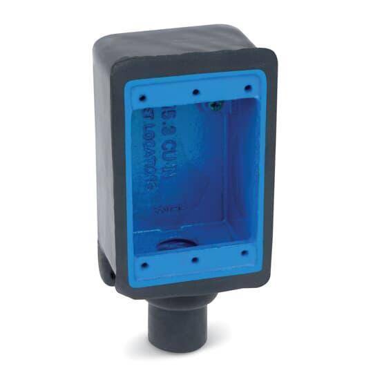 Ocal® FD1-B Dead End Deep Device Box With Conduit, Iron Alloy, 1 Gangs