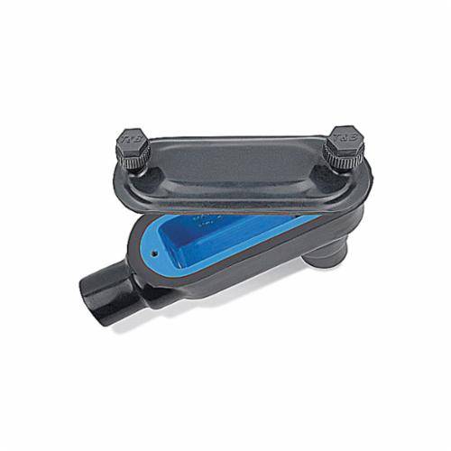 Ocal® OCAL-BLUE® LB29-G Type LB Conduit Body With Cover, 3/4 in Hub, Mark 9 Form, Iron, PVC Coated