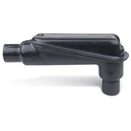 Ocal® OCAL-BLUE® LBD5500SA-G Type LBD Double Coated Conduit Pulling Elbow With Pressure Sealing Sleeves Seal Connection, 1-1/2 in Hub, Aluminum, PVC Coated