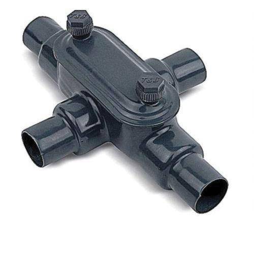 Ocal® OCAL-BLUE® X17-G Type X Conduit Body, 1/2 in Hub, Form 7 Form, 6 cu-in Capacity, Iron, PVC Coated