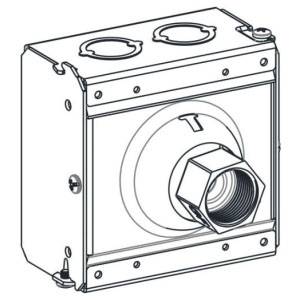 30.3 Cu Inch, 3-Knockout, Orbit Industries Inc. EALBS Easy Access Lighting Box