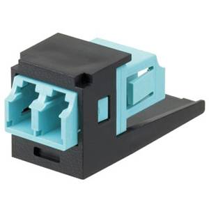 Panduit CMDSAQLCZBL Mini-Com® Fiber Optic Adapter Module