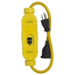 125 VAC 15 A Legrand North America LLC 1594PC2M Portable GFCI Cord, 2' L